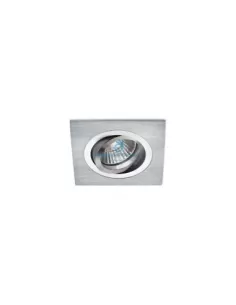 Gea luce gfa113 adjustable square recessed spotlight gu10 1x50w white