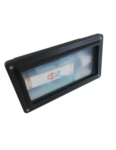 Castaldi d08/60w-n recessed block lamp 60w black