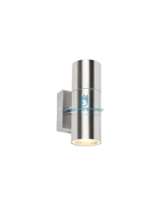 Moretti 460GU10X2.7 Wandleuchte 2 Lichter „Silber“