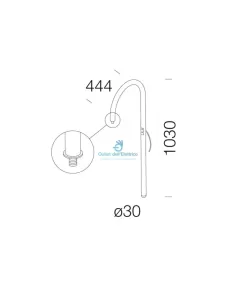 Disano 42692000 Bras courbé 1373 - ar2