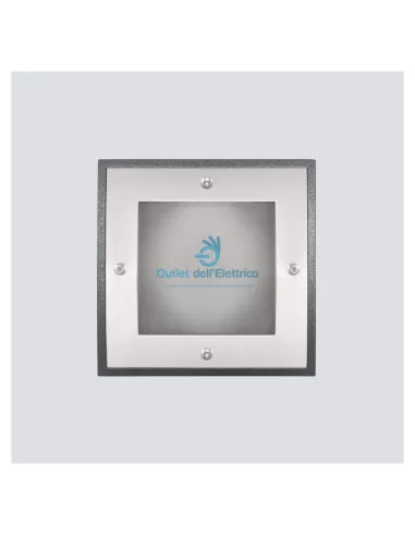 Augenti 9200C/ 1U1.VS.00 Recessed wall spotlight with g9 hsg ip65 25w 250v sat.bi glass