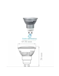 Lámpara DIKLED5W230/BF Lámpara Led 230v 5w gu10