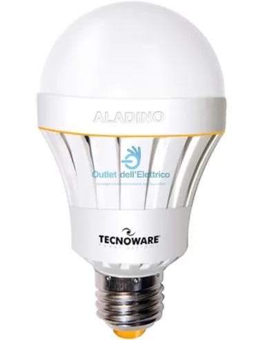 Tecnoware FLED17320 Aladdin brillante LED-Lampe 10 W 6500 K E27