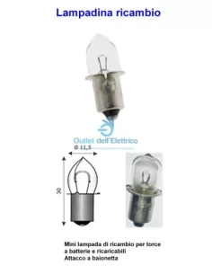 Tecnid KGS48 Lampadina krypton 4,8v 0,75a