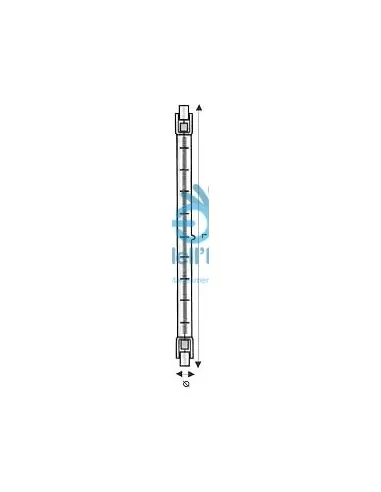 Wimex Halogenlampe UV-S R7S 8x117 230v200weup