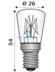 Wimex 4102190 E14 st2654 220-240 V 15 W