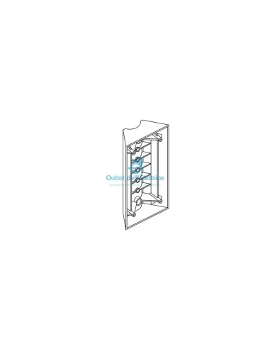 Area Lite F5312 schwarzer runder Stangenadapter