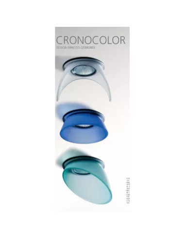 Artemide l647750 verre de remplacement cronocolor pour tia marron