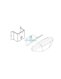 Area lite F1512 Adapterset für schwarze Rundstange