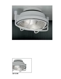 Martinelli luce 2813BI plafoniera esterna IP54 griglia bianca 16W