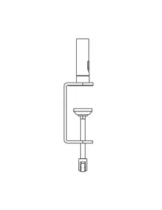 Luceplan 1D19/9000001 Morsetto nero per Bap