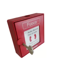 Def be 704708 contenedor de plástico para botón rojo IP42