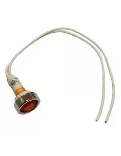 Marlanvil 078.R.012 Signalgeber 10mm Mutter+Ring 12V rot