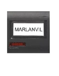 Marlanvil 7796.230.B Pulsante portanome illuminato 230V aqua