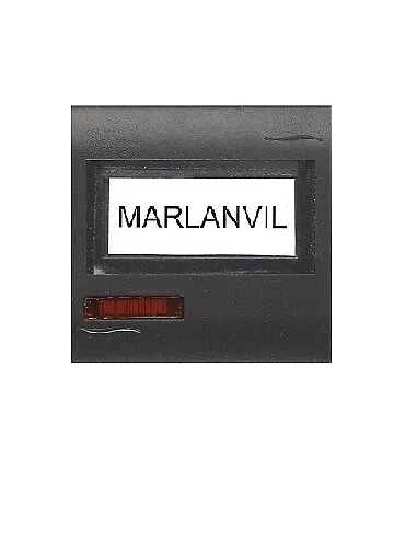 Marlanvil 7796.230.B Pulsante portanome illuminato 230V aqua