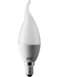 QTECH LED BASIC FLAME E14 4W 3000K OPAL 240V