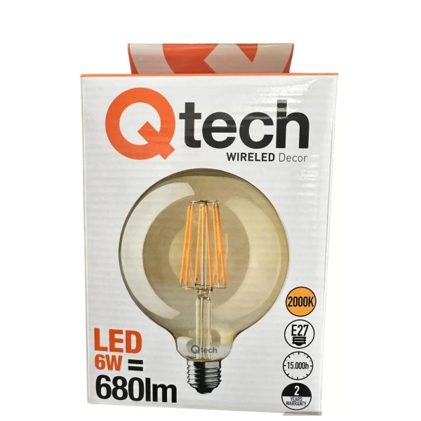 "Wiva Wireled Qtech E14 4W - Luce decorativa rotonda, ideale per casa"