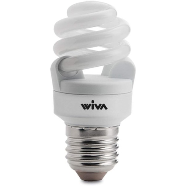 Lampada Risparmio Energetico Wiva: 4000K, 9W E27 Illumina con Stile