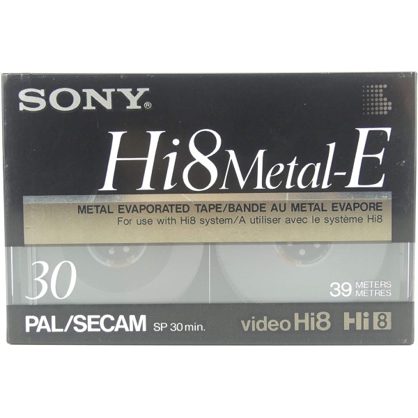 Sony E5-30HME Cassetta HI8 metal-e- pal/secam 30 minuti