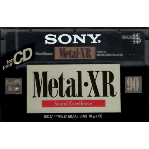 SONY METAL XR 90 MIN IEC IV// TYP IV