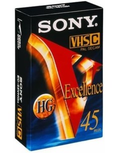 SONY VHSC EXCELLENCE 45 MINUTEN PAL SECAM