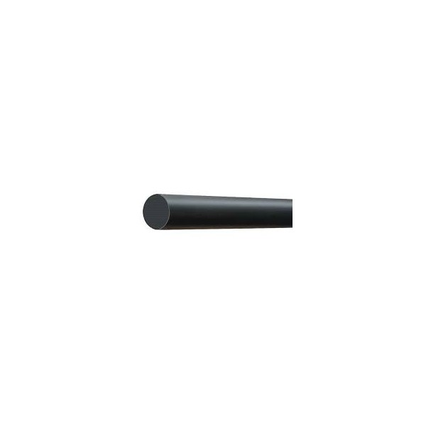 Poste fibra de vidrio d60 2m negro