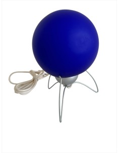 Bobo Tischlampe 230V 40W E14 blaues Glas