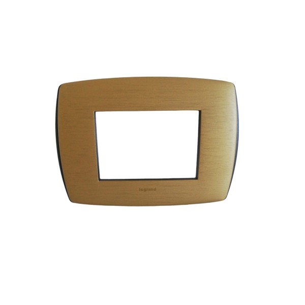 Legrand 682548 placca vela t oro striata 3 moduli