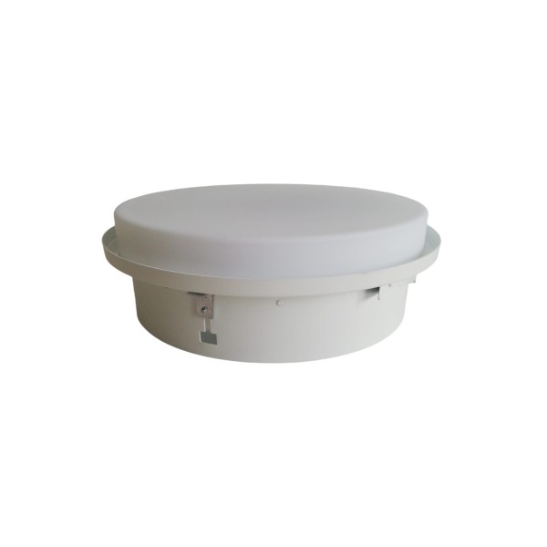 Bega 3928 plafone ad incasso soffitto fl 2x13w bianco d.30 cm