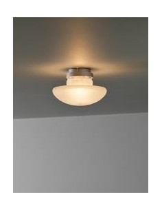 Fontana arte 27752gg lampada a parete sillaba/9  jack 20w grigio con diffusore satinato giallo c/lampada