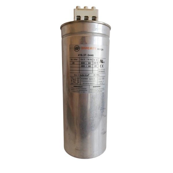 Ducati 416370446 3x84 8mf capacitor 500v 20kvar