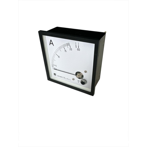 Unidata eq96e20//5-60a ammeter 20//5a 60 96x96mm